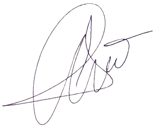 Unterschrift von Jaime Iglesias